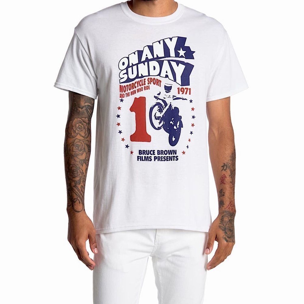 NWT Bruce Brown On Any Sunday T Shirt sz L
